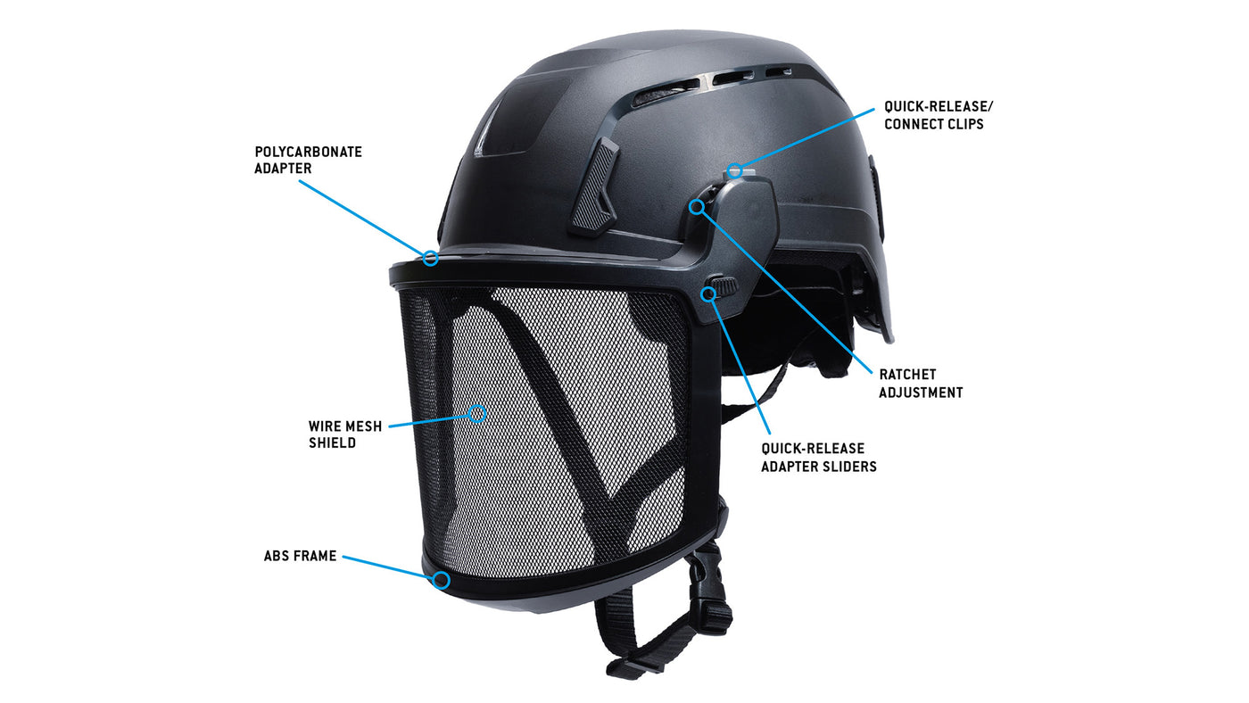 SL T2™ Wire Mesh Face Shield