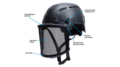 SL T2™ Wire Mesh Face Shield