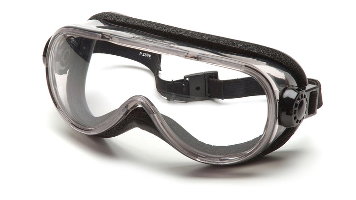 Pyramex Safety - Goggles - Chem Splash-Clear Anti-Fog with Foam Padding - Goggles