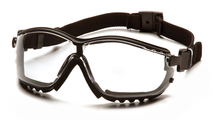 Pyramex Safety - V2G - Black Frame/Clear Anti-Fog Lens - Anti-Fog Lens