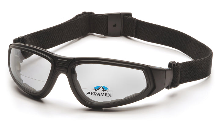 Pyramex Safety - XSG Reader - Black Frame/Clear Anti-Fog + 1.5 Lens - Anti-Fog Lens