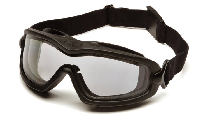 Pyramex Safety - V2G Plus - Black Frame/Dual Clear Anti-Fog Lens - Anti-Fog Lens