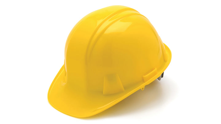 Pyramex Safety - SL Series Hard Hat - Yellow-Standard Shell 4 Pt - Snap Lock Suspension - Hard Hats