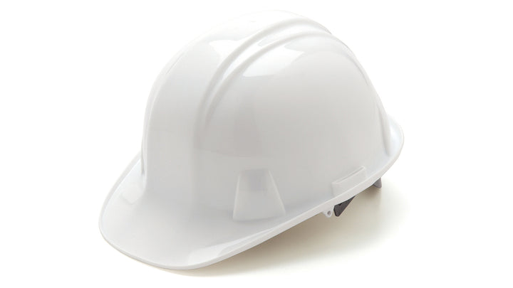 Pyramex Safety - SL Series Hard Hat - White-Standard Shell 4 Pt Ratchet Suspension - Hard Hats