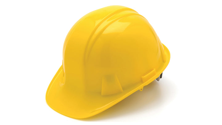 Pyramex Safety - SL Series Hard Hat - Yellow-Standard Shell 4 Pt Ratchet Suspension - Hard Hats