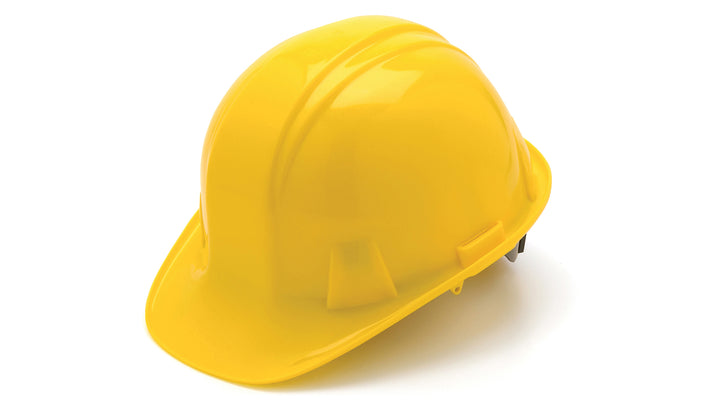 Pyramex Safety - SL Series Hard Hat - Yellow-Standard Shell 6 Pt Ratchet Suspension - Hard Hats