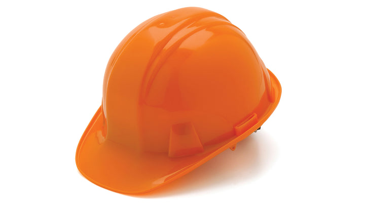 Pyramex Safety - SL Series Hard Hat - Orange-Standard Shell 4 Pt Ratchet Suspension - Hard Hats