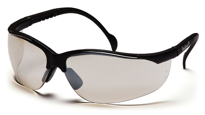 Pyramex Safety - Venture II - Black Frame/Indoor/Outdoor Mirror Lens - Mirror Lens