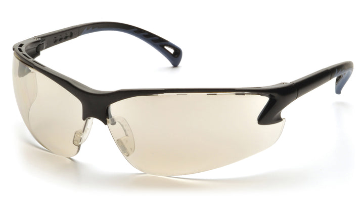 Pyramex Safety - Venture 3 - Black Frame/Indoor/Outdoor Mirror Lens - Mirror Lens