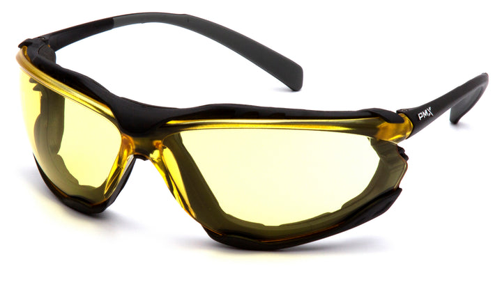 Pyramex Safety - Proximity - Black frame/ Amber anti-fog lens - Anti-Fog Lens